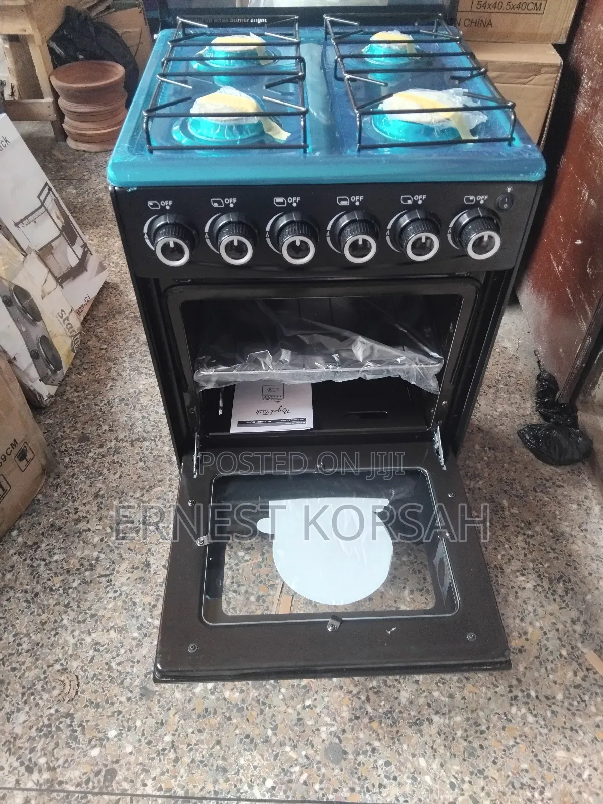 4 Burner Gas Stove With Oven Royal Tech