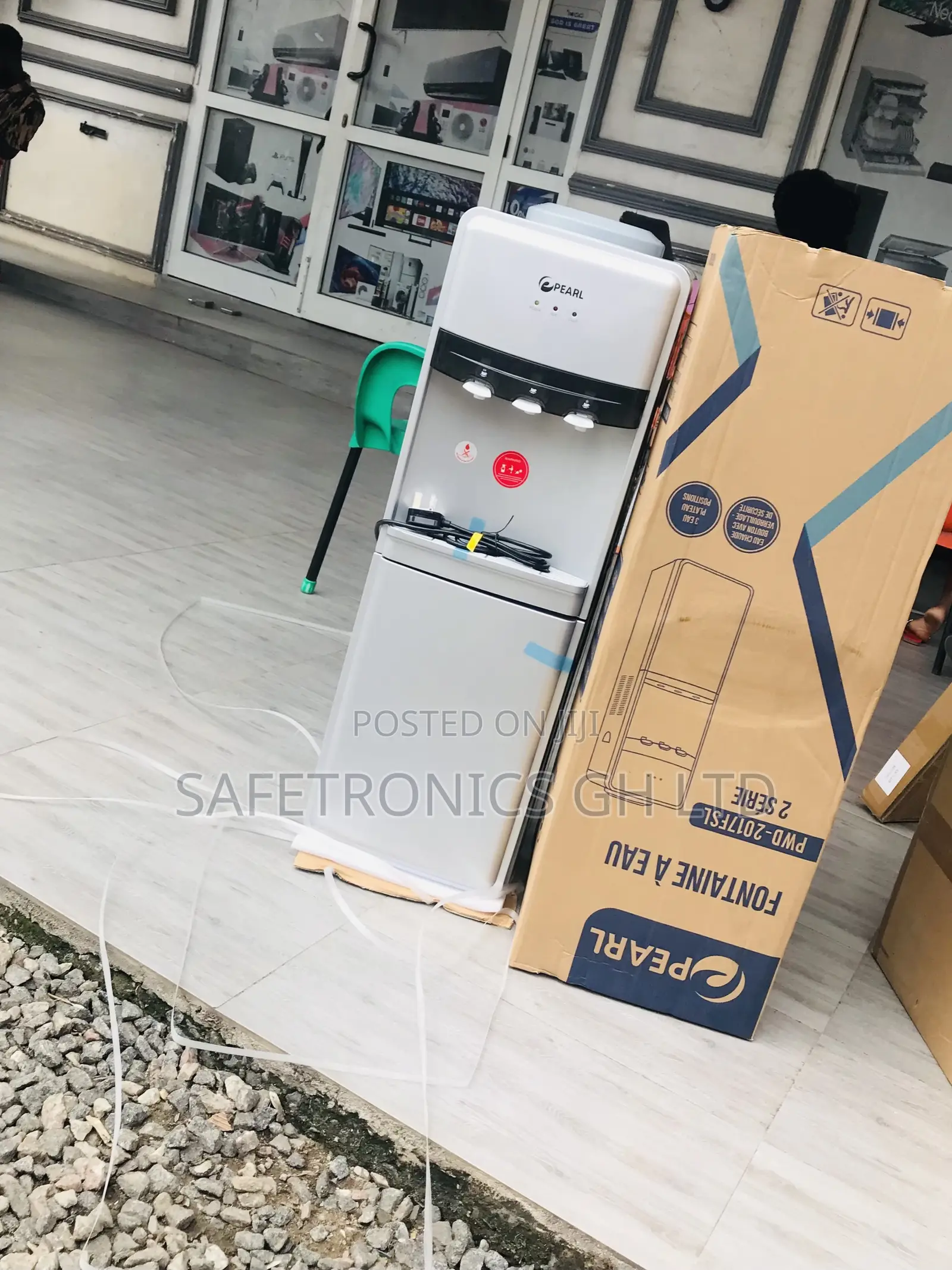 Durable Hot/Cold Pearl PWD-2017 Gray Water Dispenser
