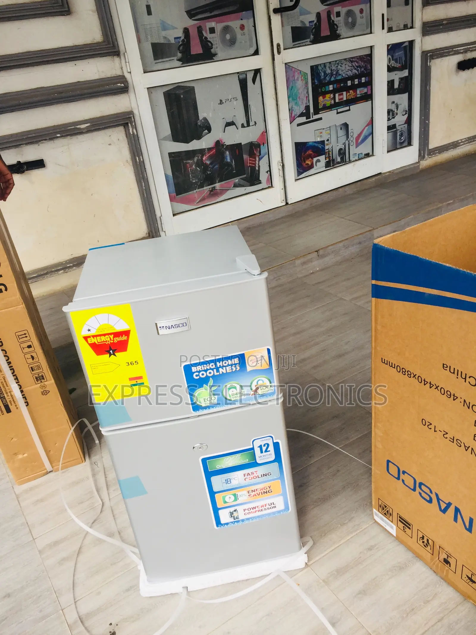 Get a New Double Door Fridge Nasco Nas-120fl. 