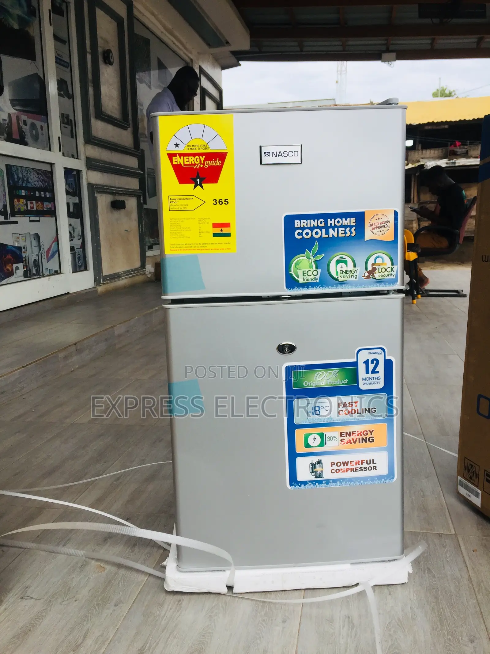 High Efficiency Fridge Double Door Nasco. 