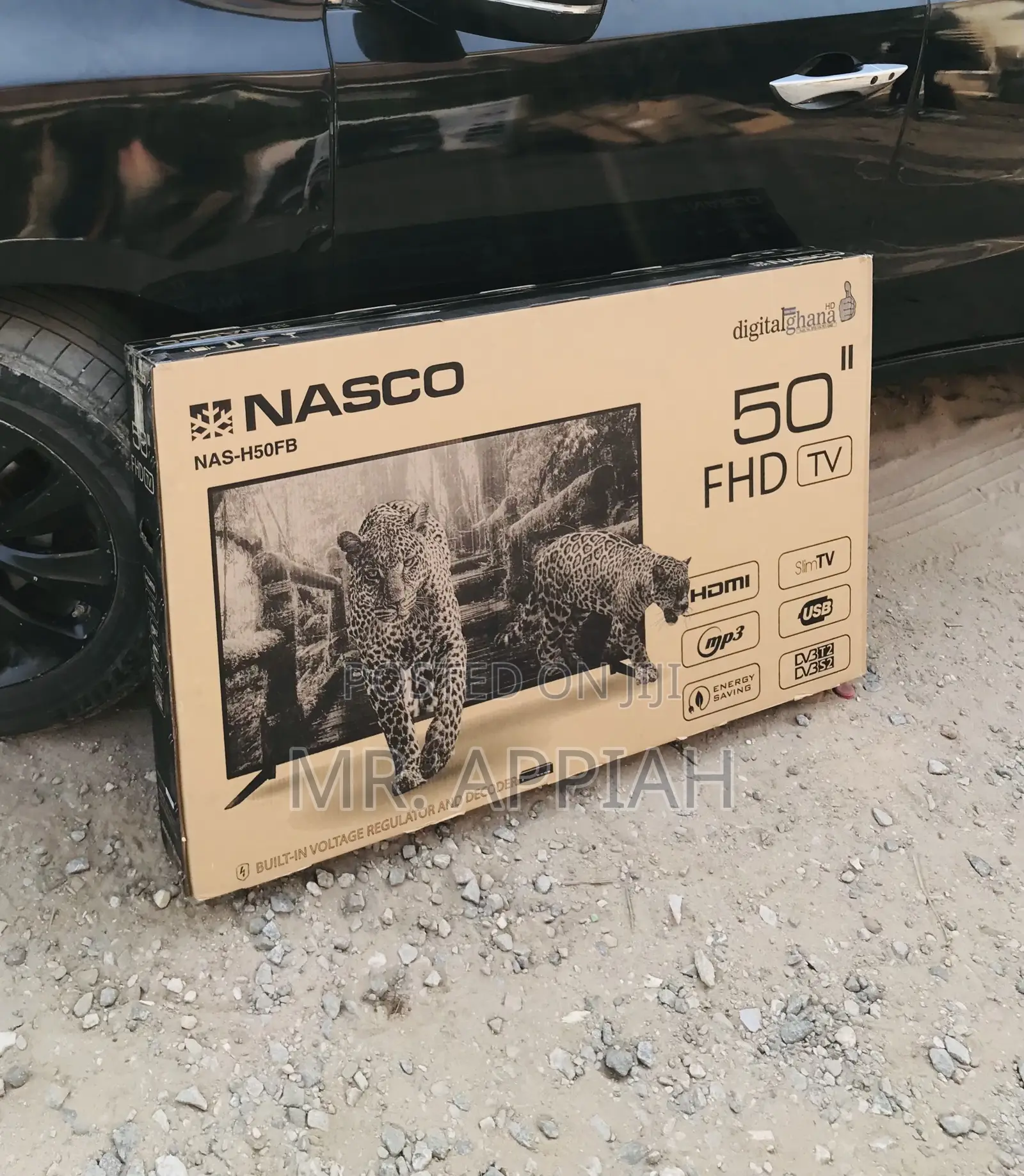 Affordable Nasco 50 Inch Full HD Satellite Electric Tv.