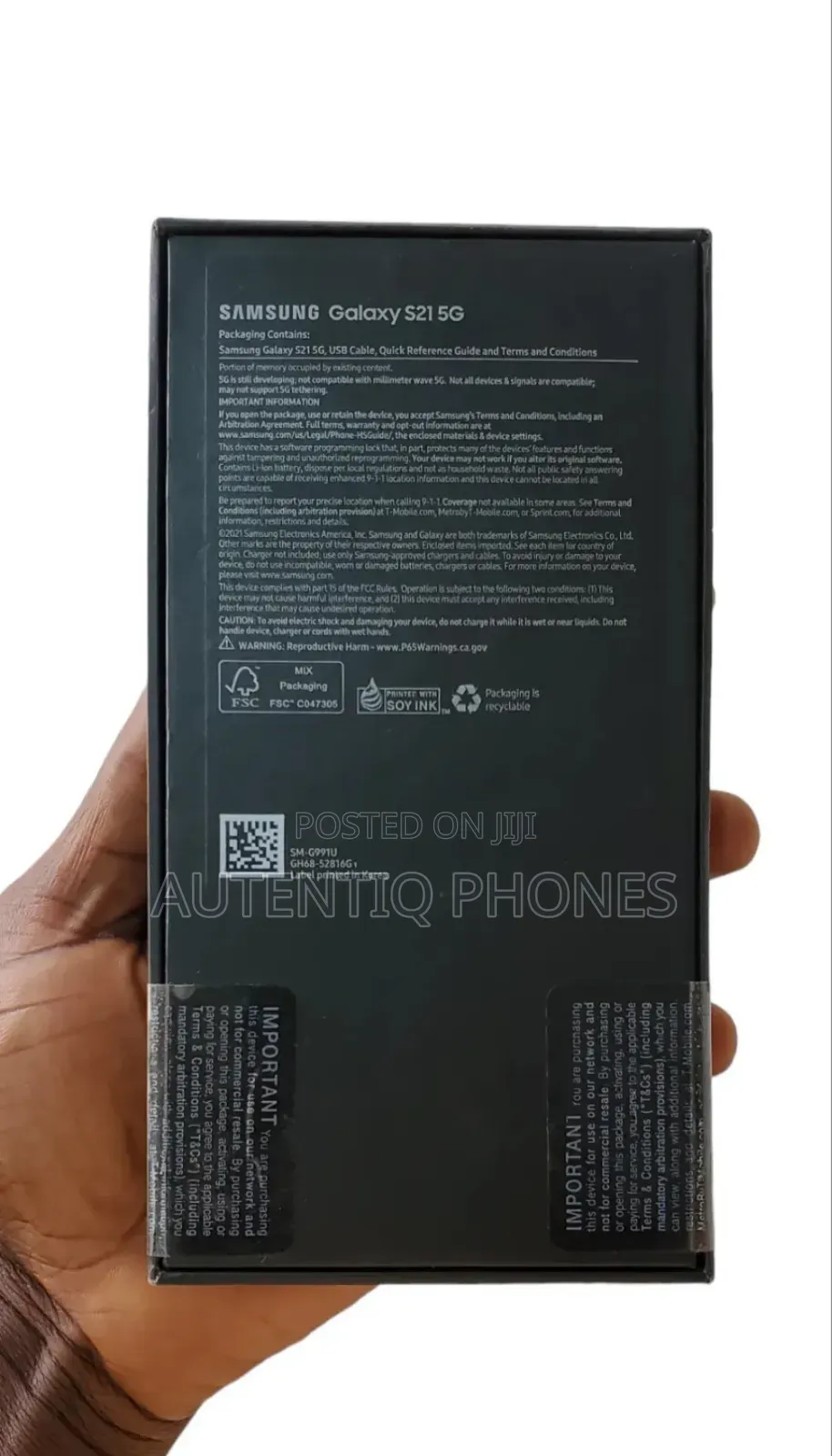 New Samsung Galaxy S21 5G 128 GB Purple