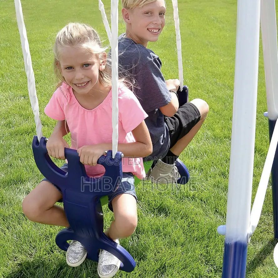 Sportspower 7 Station Swing Set With Slides