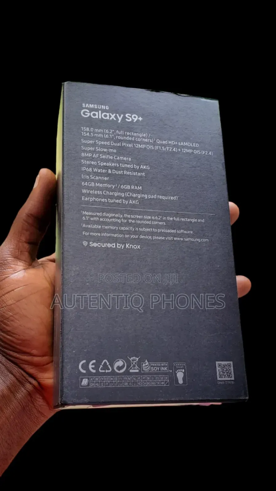 New Samsung Galaxy S9 Plus 64 GB Black