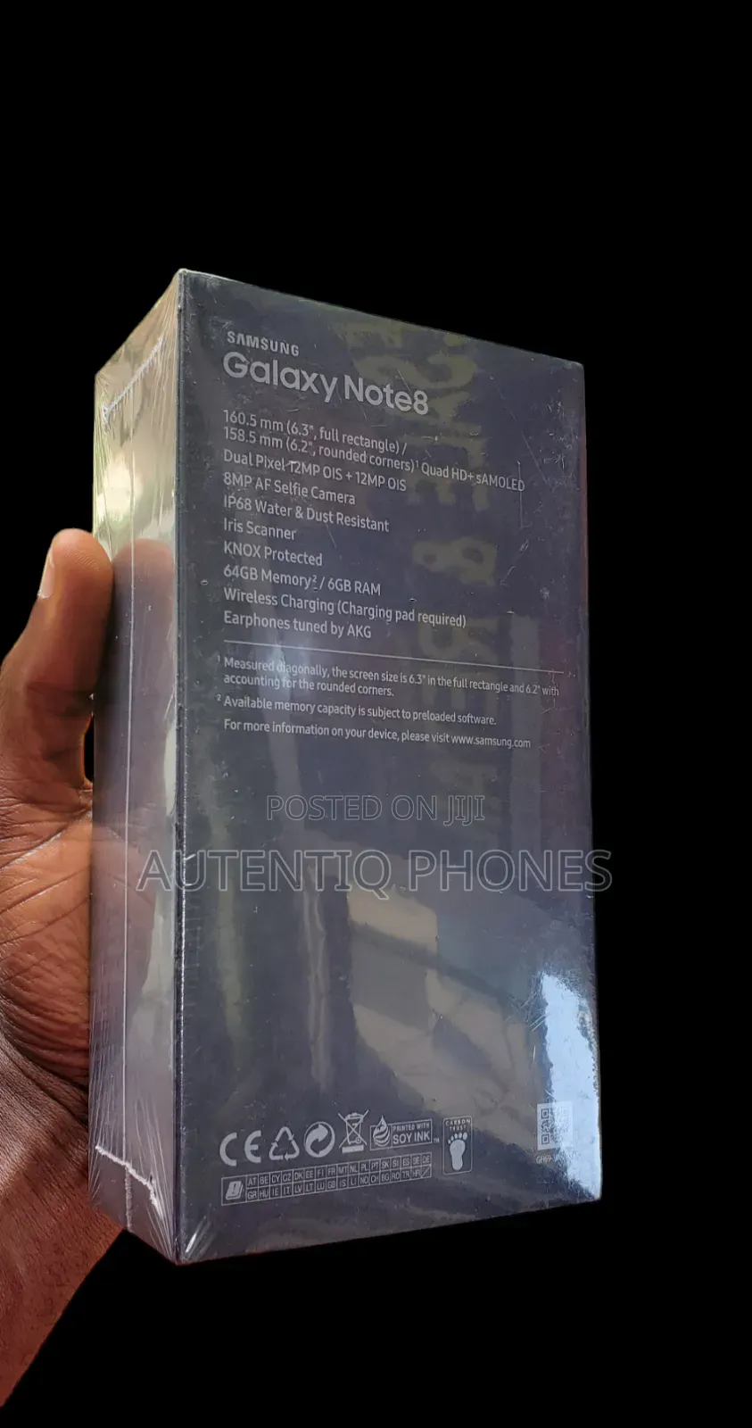 New Samsung Galaxy Note 8 64 GB Black