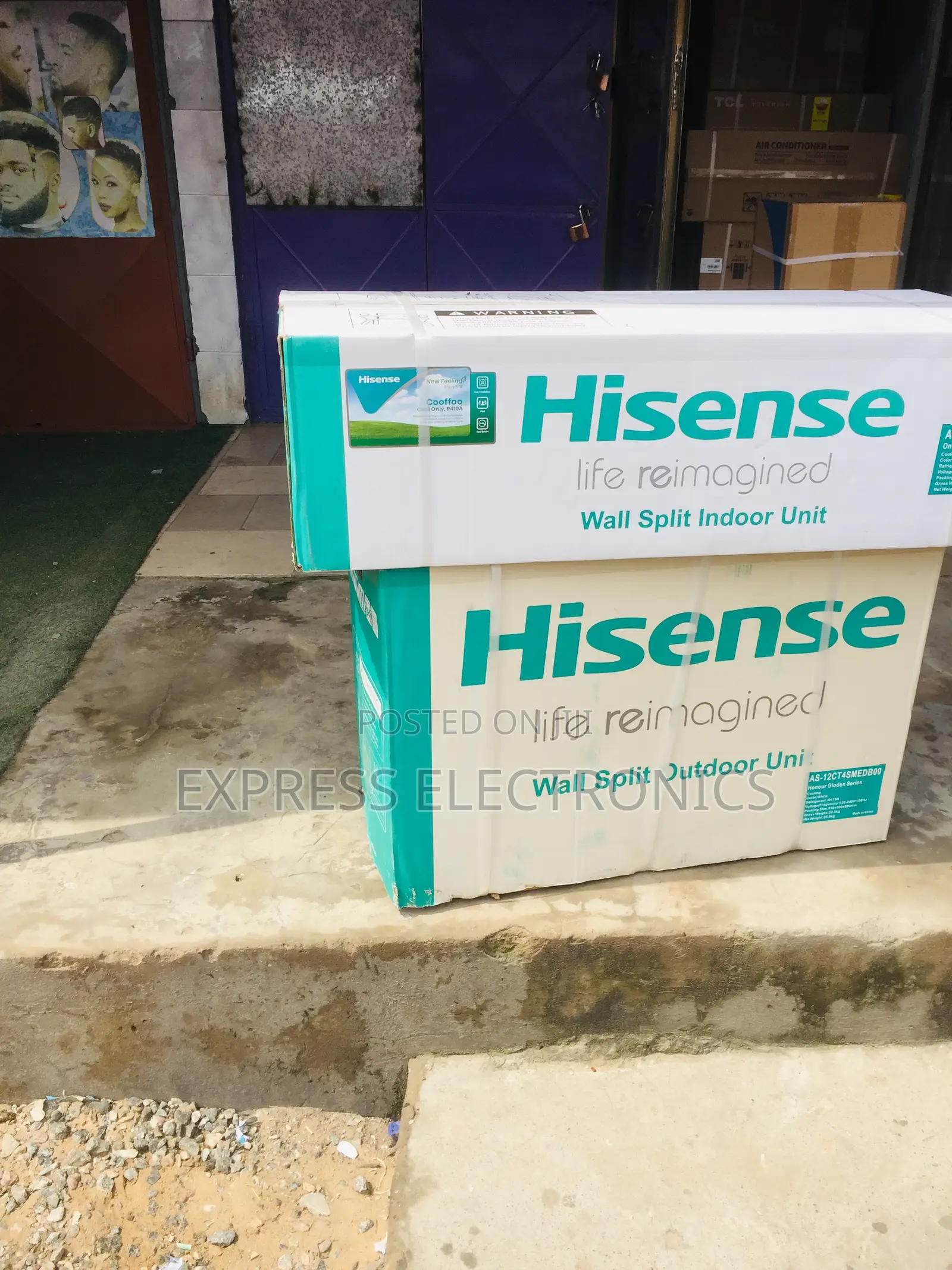 5 Fan Speed Air Conditioner Hisense Split R410 2.5hp.