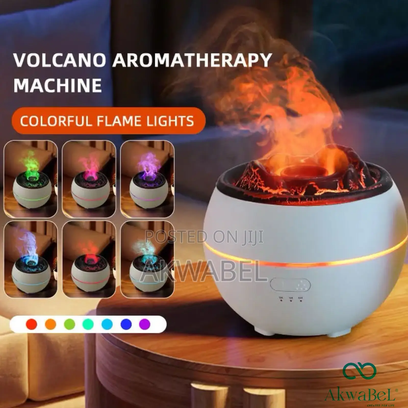 Multicolor Volcanic Aromatherapy + FREE 10ml Essential Oil