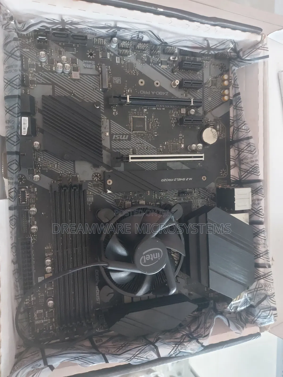 Msi Z490-a Pro Board and 10th Gen Core I5 Processor