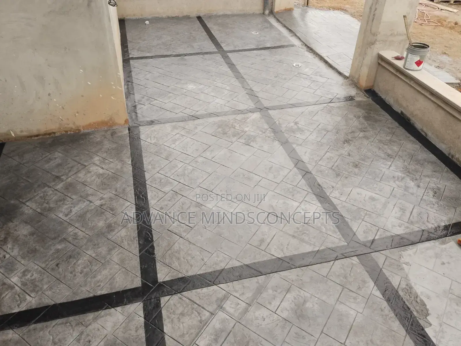 Ashlar Pattern ( Stamp Concrete Design)