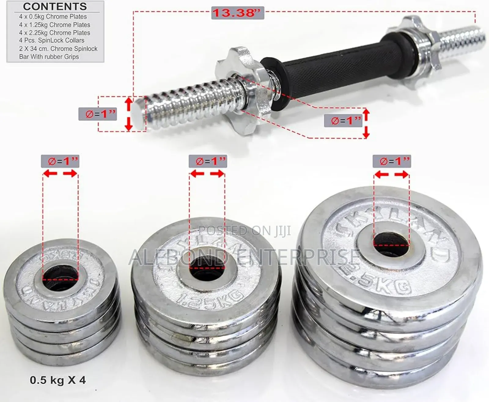 Adjustable Dumbbells 25kgx2
