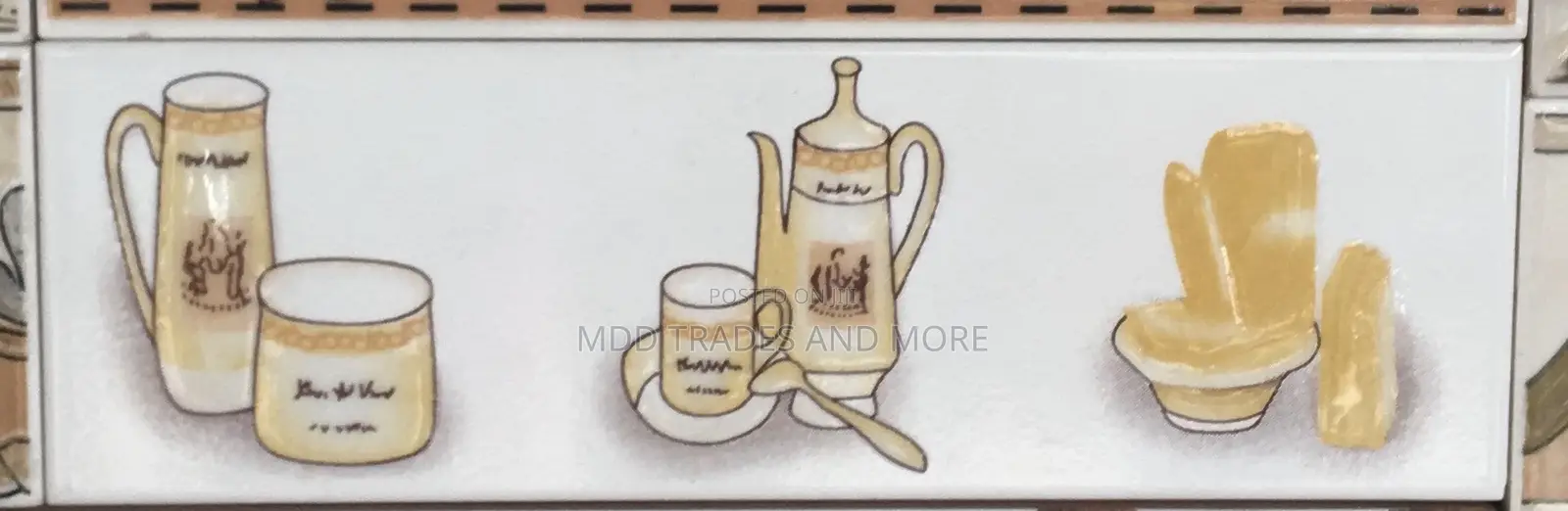 Wall Tile Borders For Kitchen Design- Diff.Designs 8x25cm
