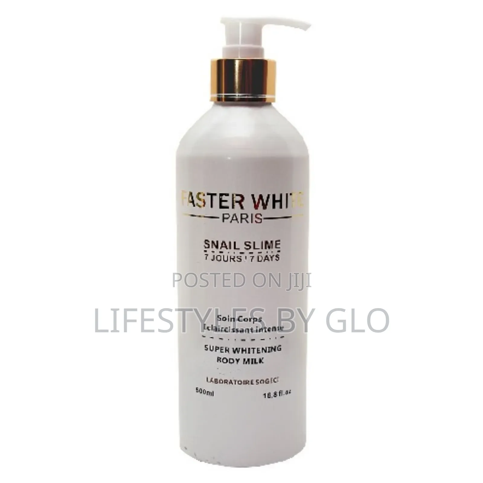 Faster White Paris Snail Slime Super Whitening Body Milk