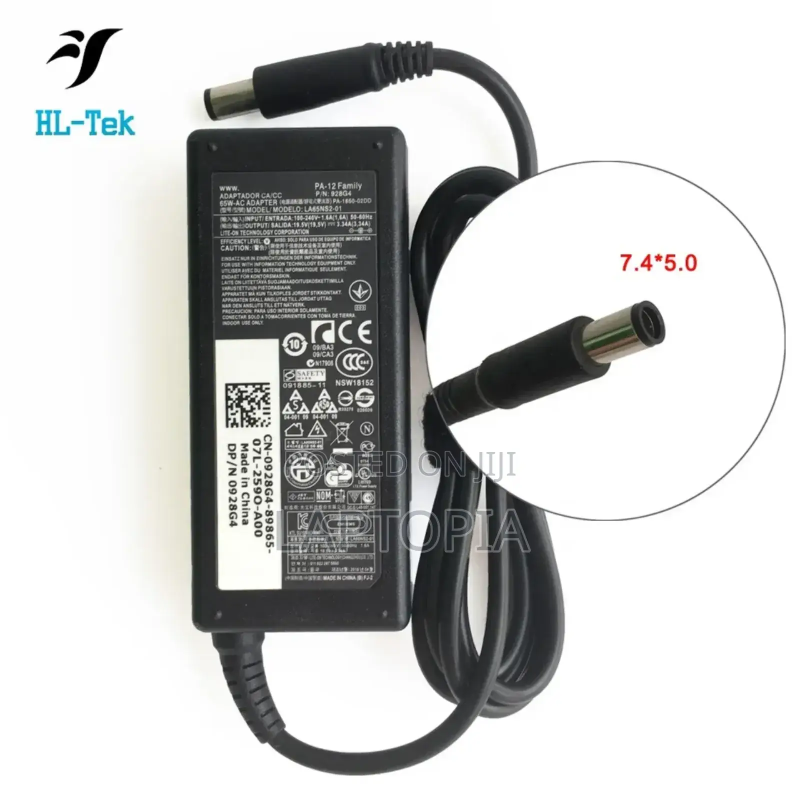 Original Dell Big Pin Charger 65W
