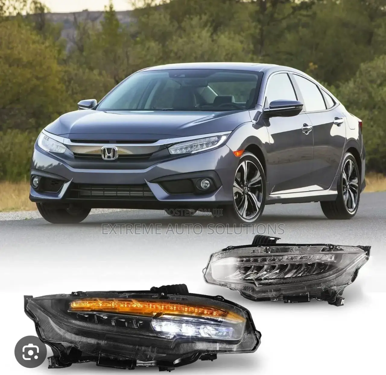 2016-2021 Honda Civic 10th Full LED DRL