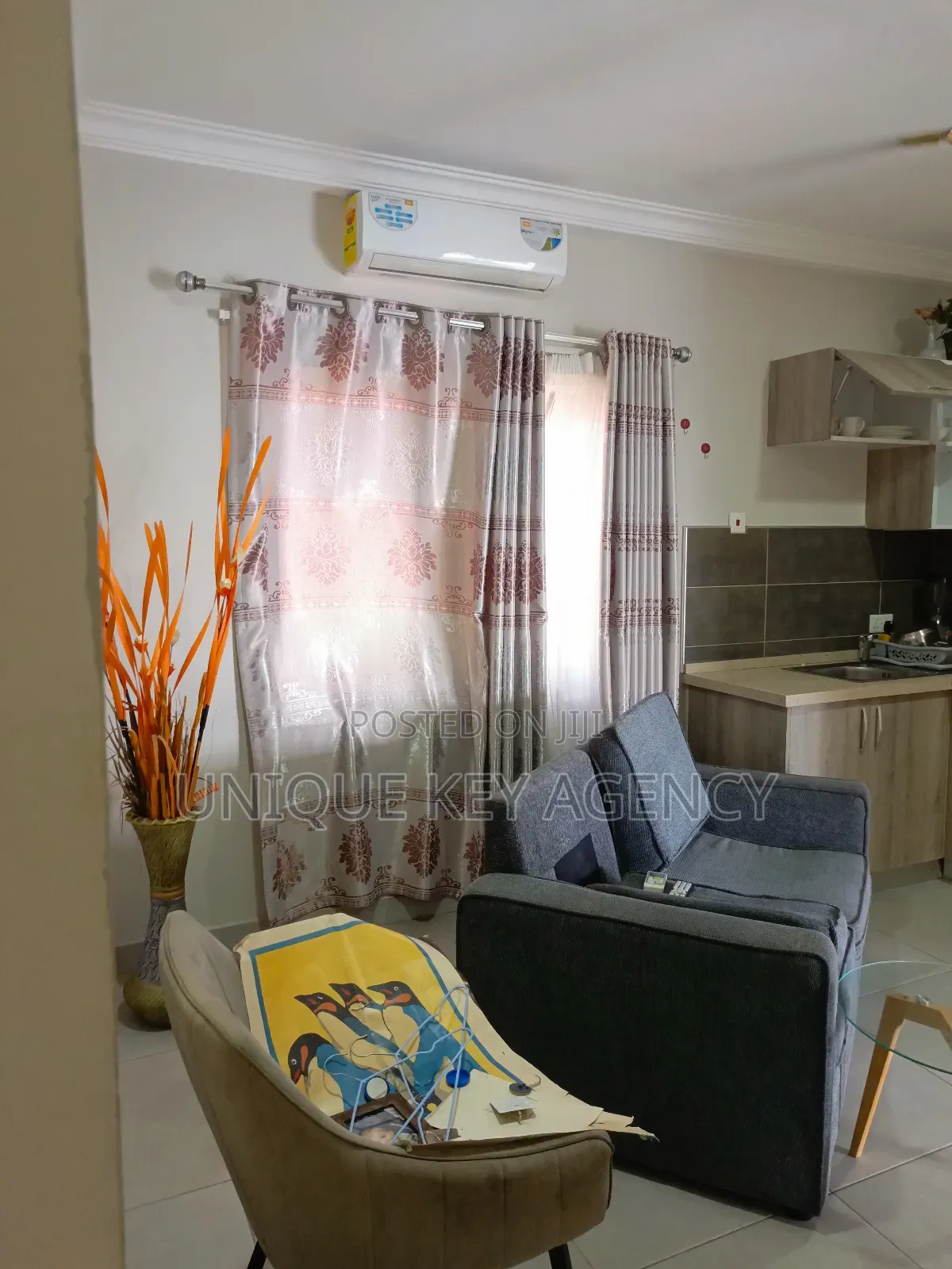 Furnished 1bdrm Apartment in Unique Key Agency, Tseaddo for rent