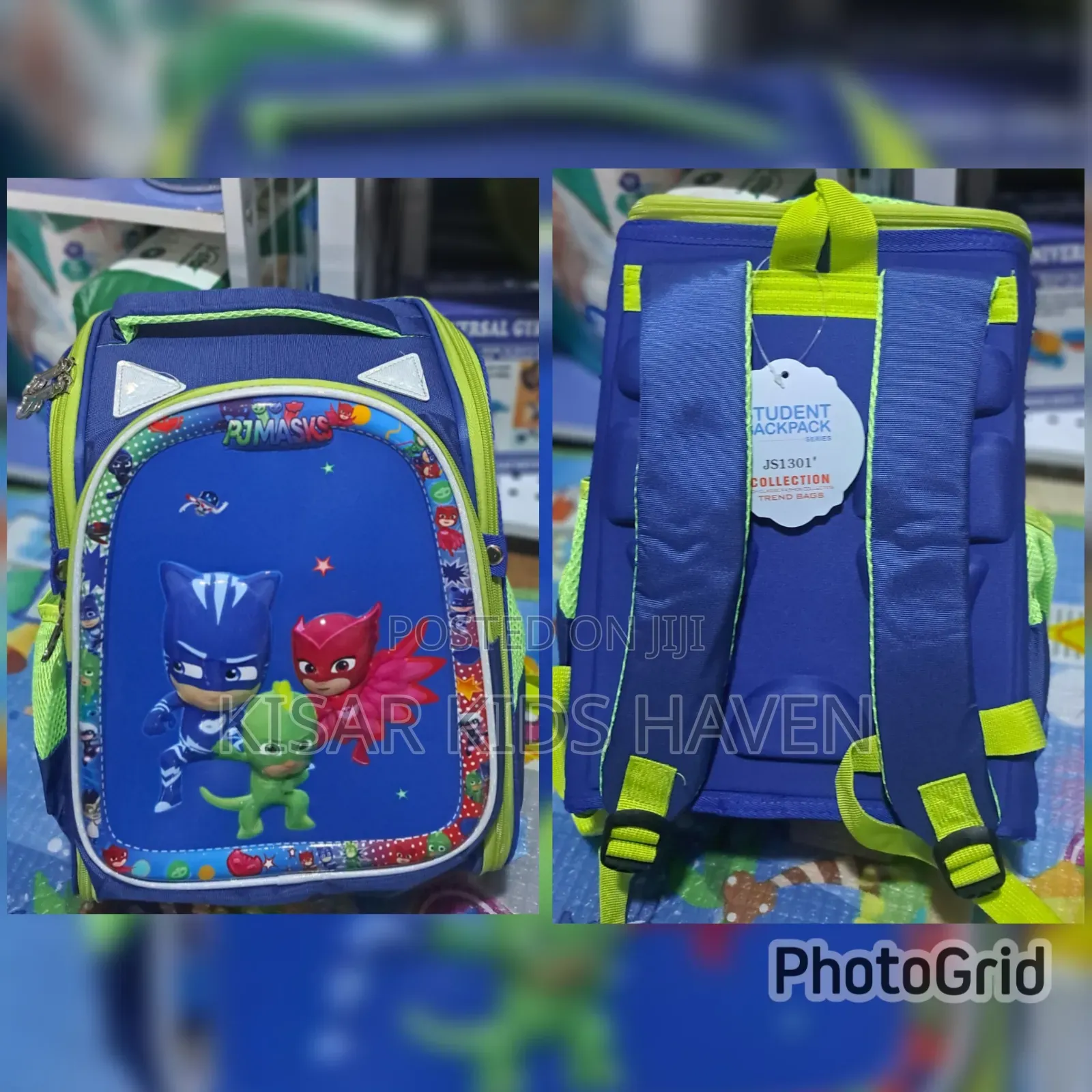 Pj Masks Kids School Bag 1 to 3 Years ( Reduced to Clear)
