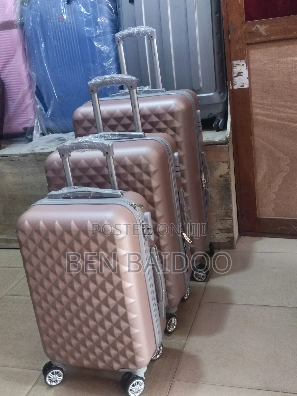 Plastic Travelling Bags 3in1 (Lovely Designs)
