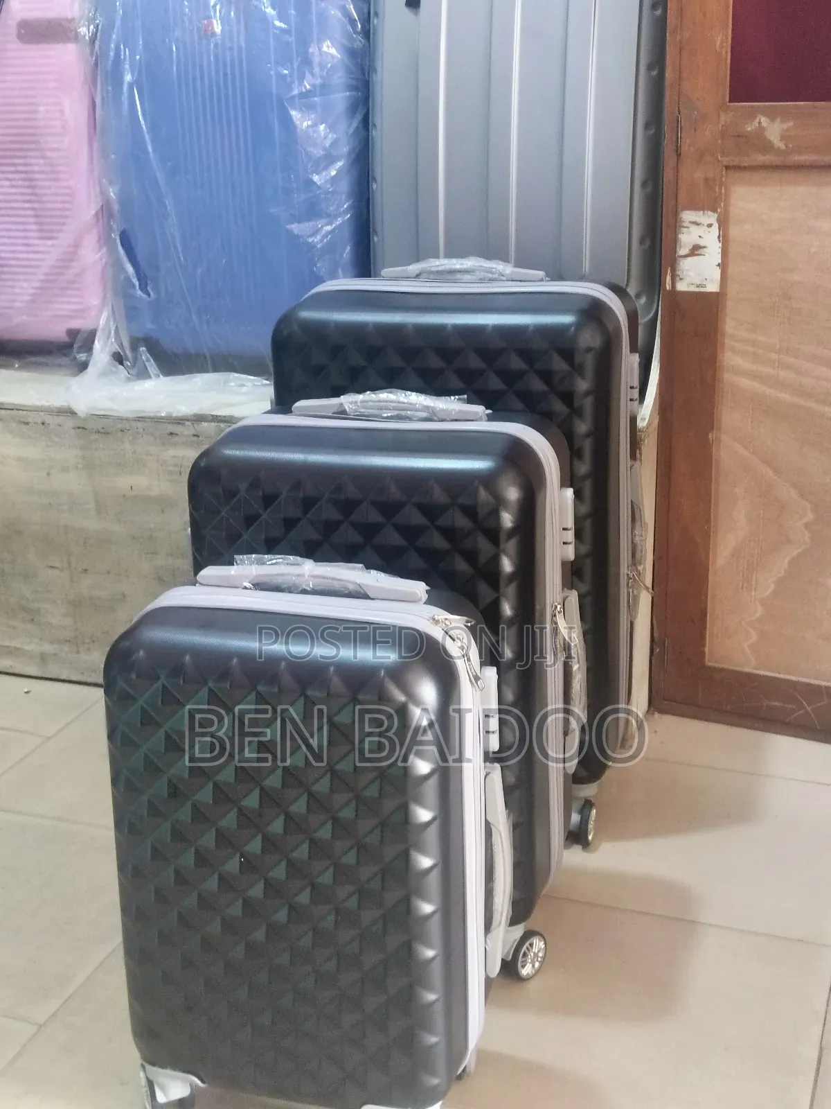 Plastic Travelling Bags 3in1 (Lovely Designs)