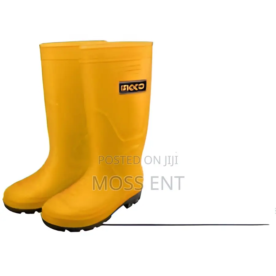 Yellow Rain Boots 45 With Steel Cap - Ssh092sb.45