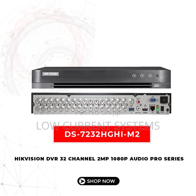 DVR Hikvision 32 Channel Turbo Hd Pro Series Ds-7232hghi-M2