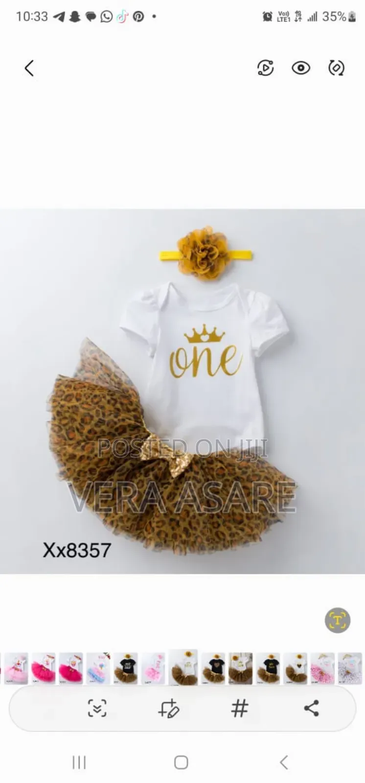 Baby Tutu Birthday Wear