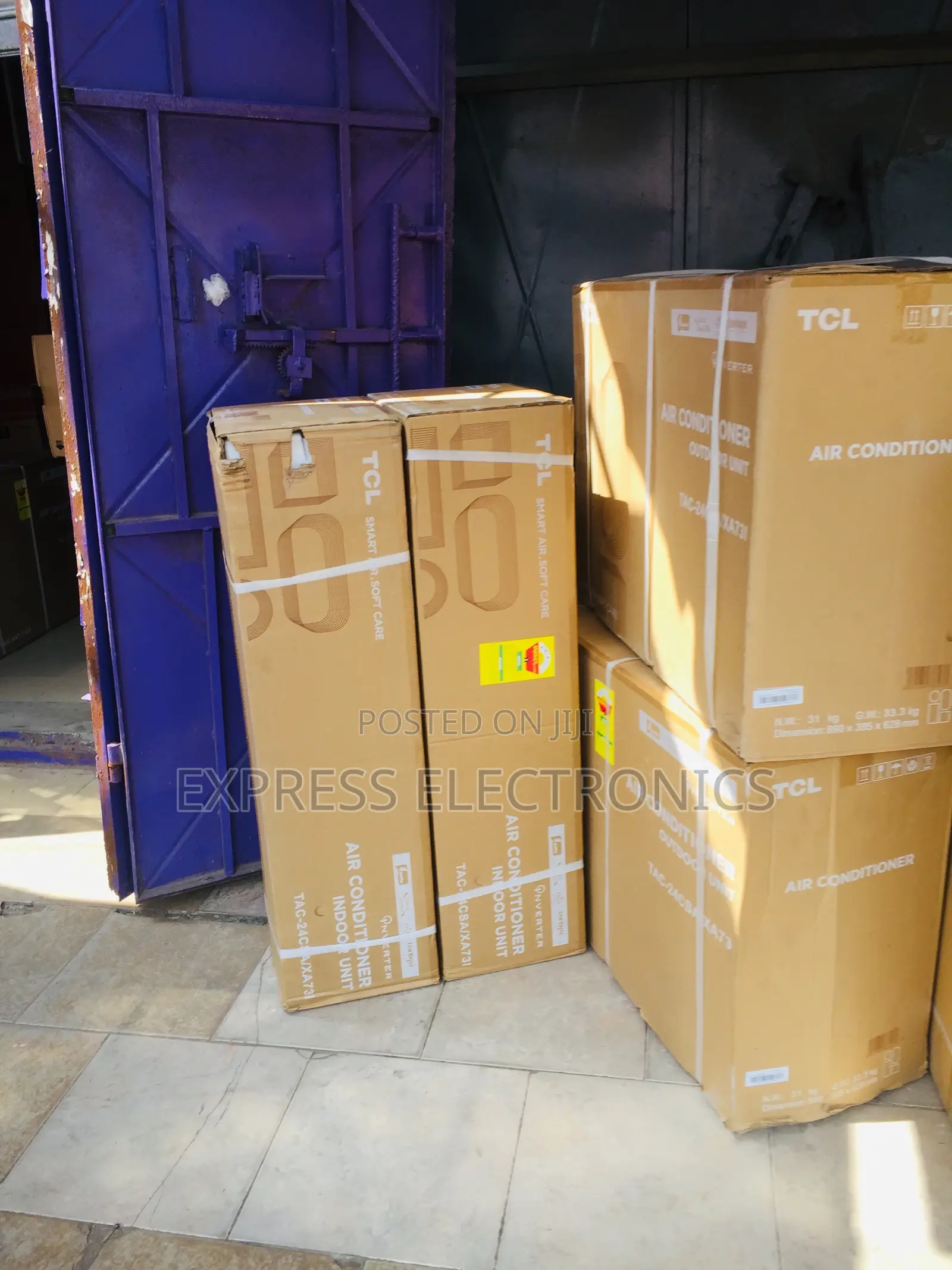 Golden Fin Condenser Air Conditioner Inverter TCL 2.5hp