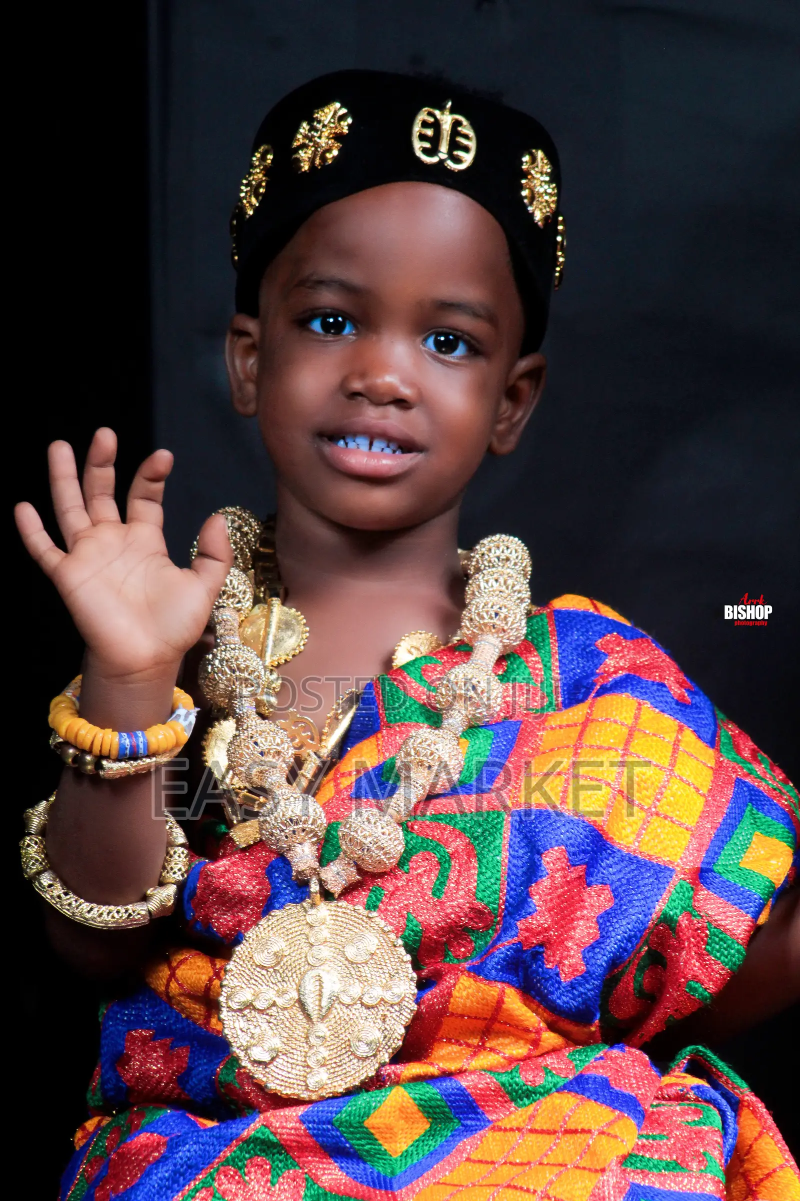 Traditional Kente Gold Beads Shoot and Styling