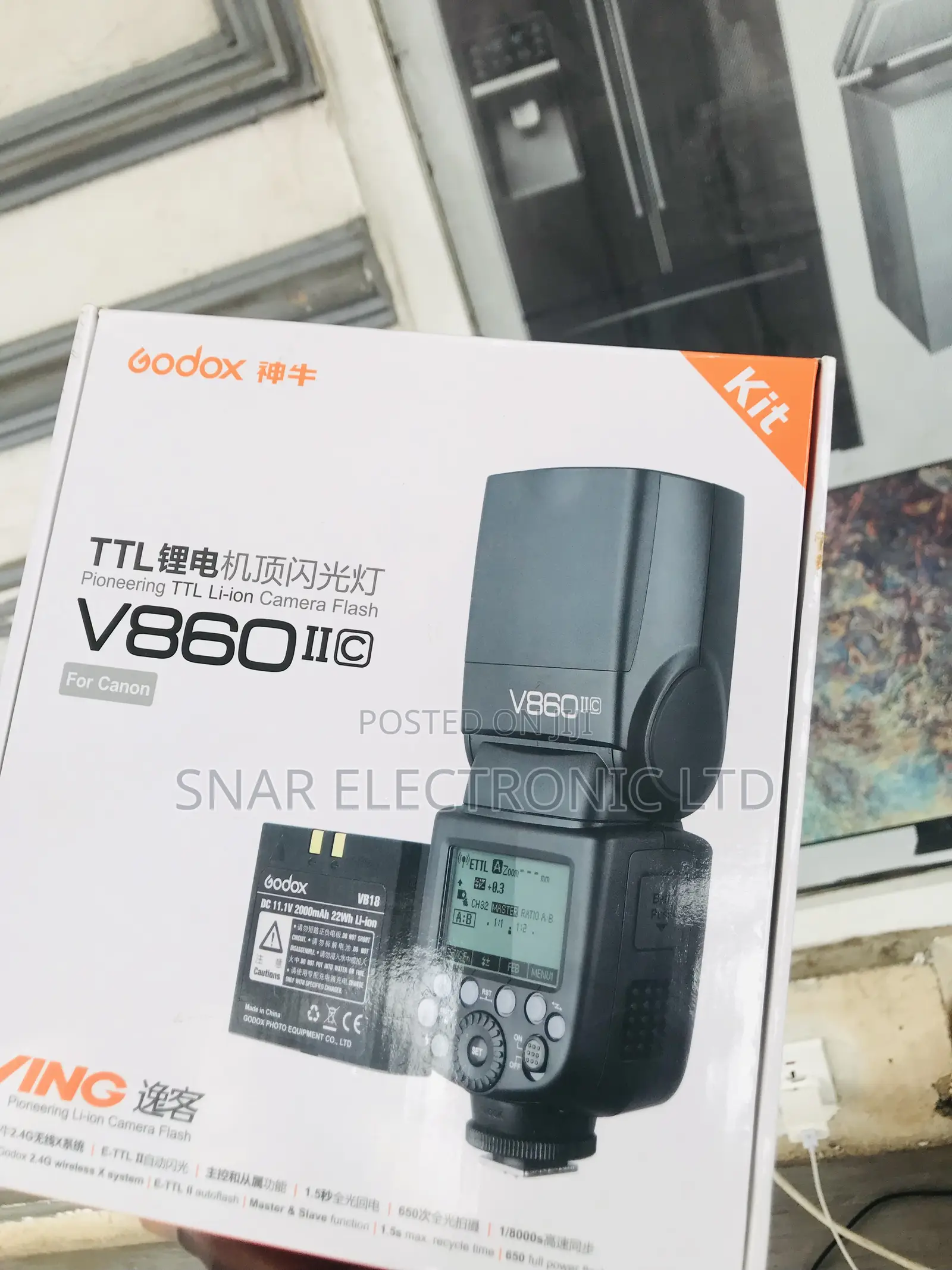 Brand New Godox V860ii-C Camera Flash Speedlite for Canon