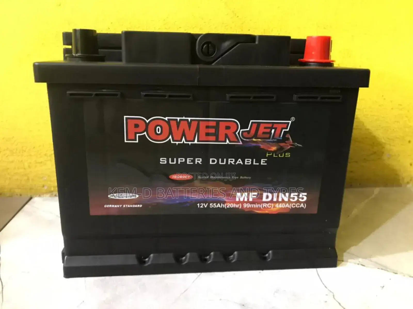 13 Plates Batteries - 55ah Powerjet Battery - Free Delivery