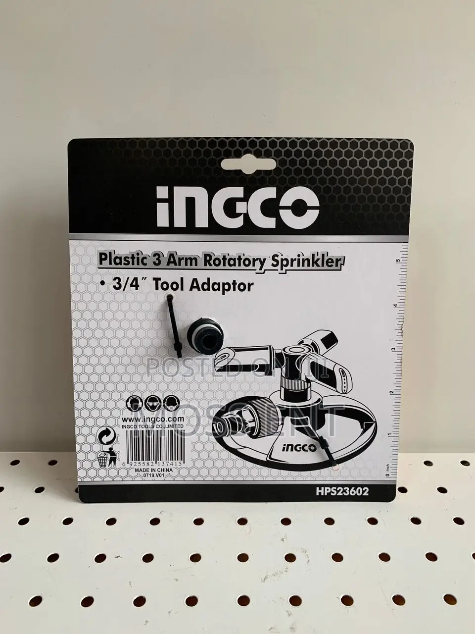Plastic 3 Arm Rotatory Sprinkler 0.75" - Hps23602