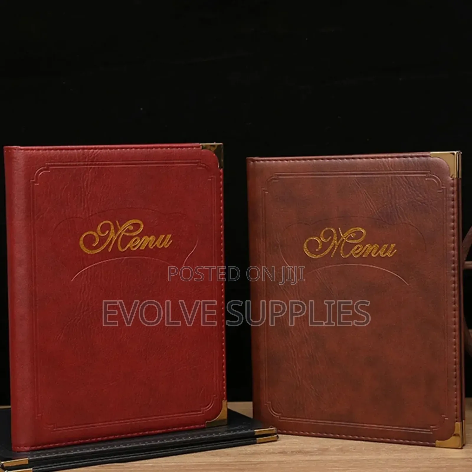 Leather Menu Folder for Restaurant, Bars and Hotels