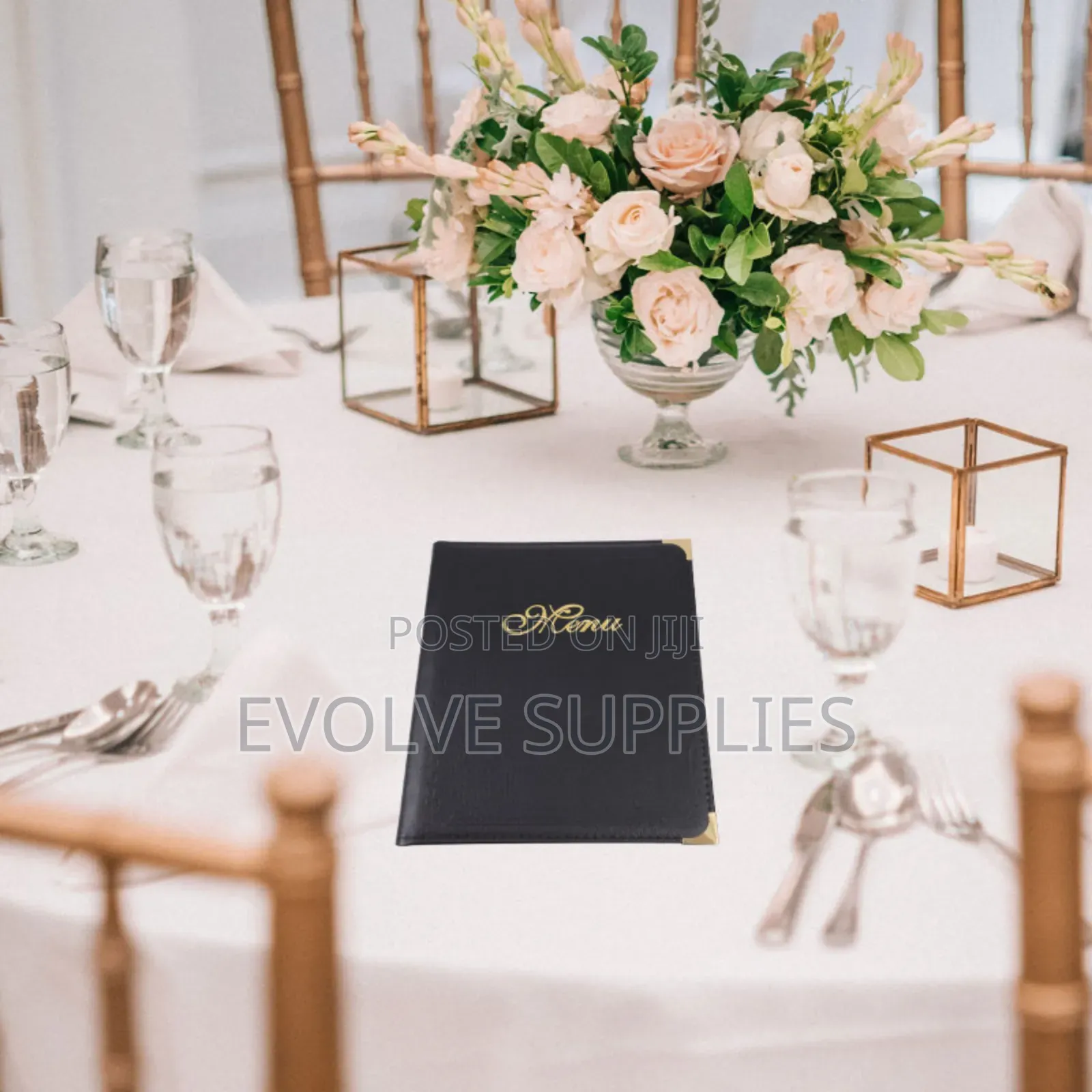 Leather Menu Folder for Restaurant, Bars and Hotels