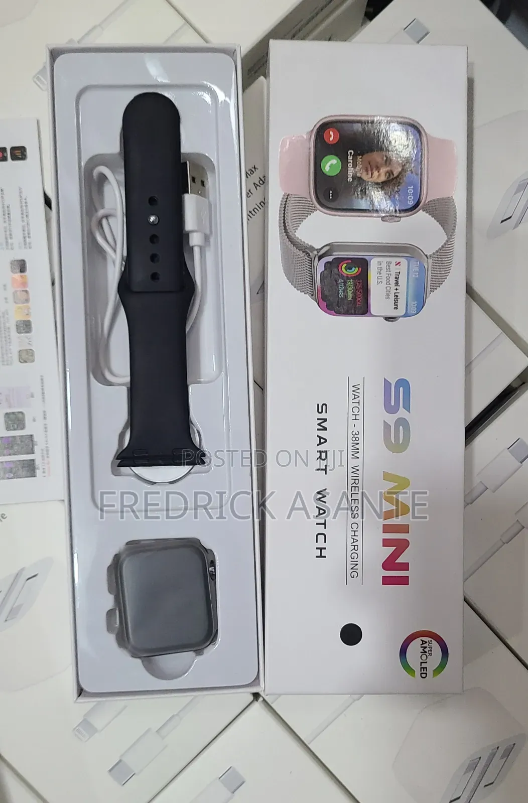 S9 Mini Smartwatch 1.75 Inch Ultra Clear