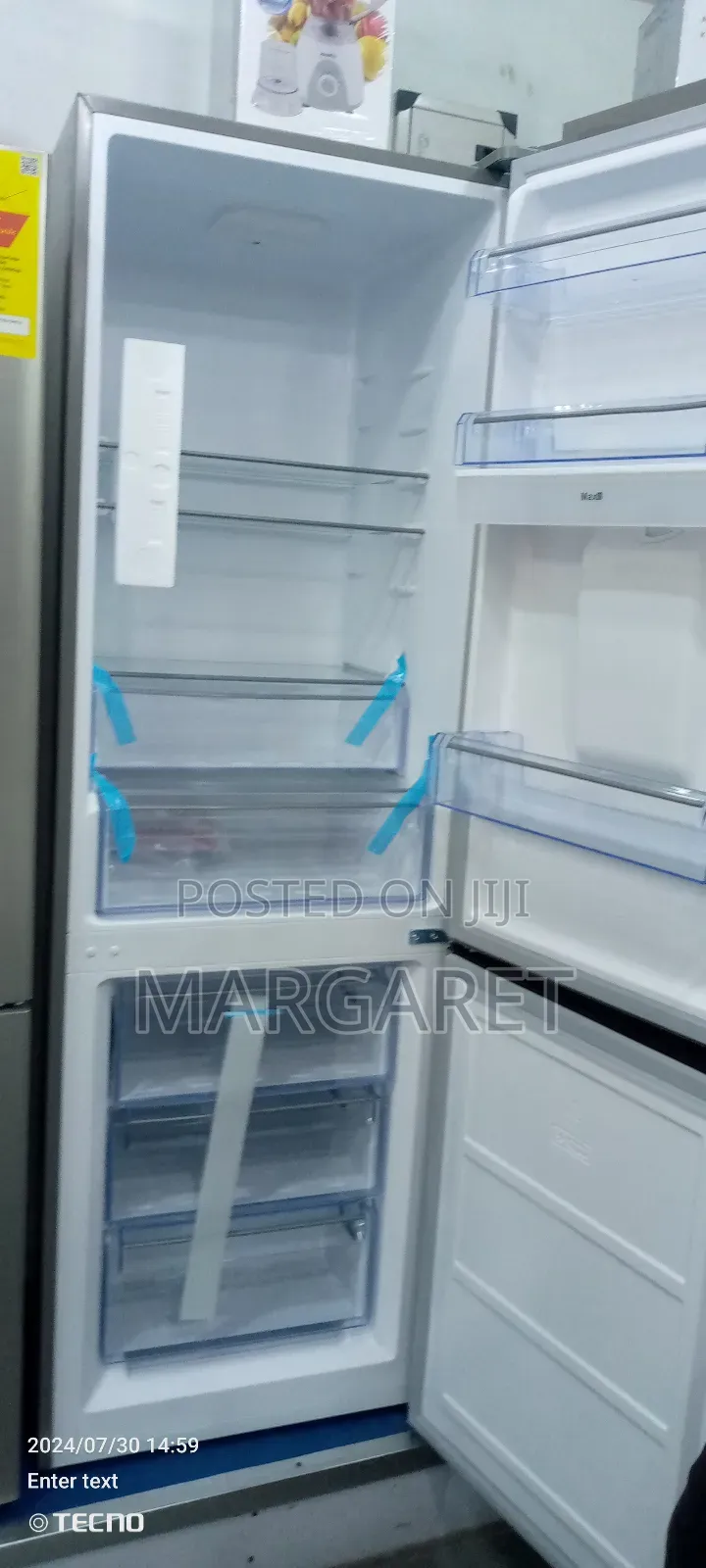 Best Pearl Black Mirror Double Door Fridge