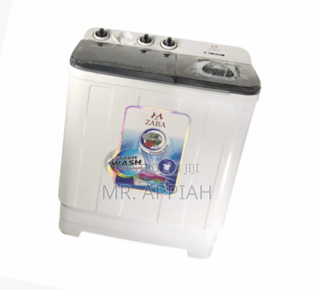 Sleek Designed Zar 13kg Semi-Automatic Washing Machine.