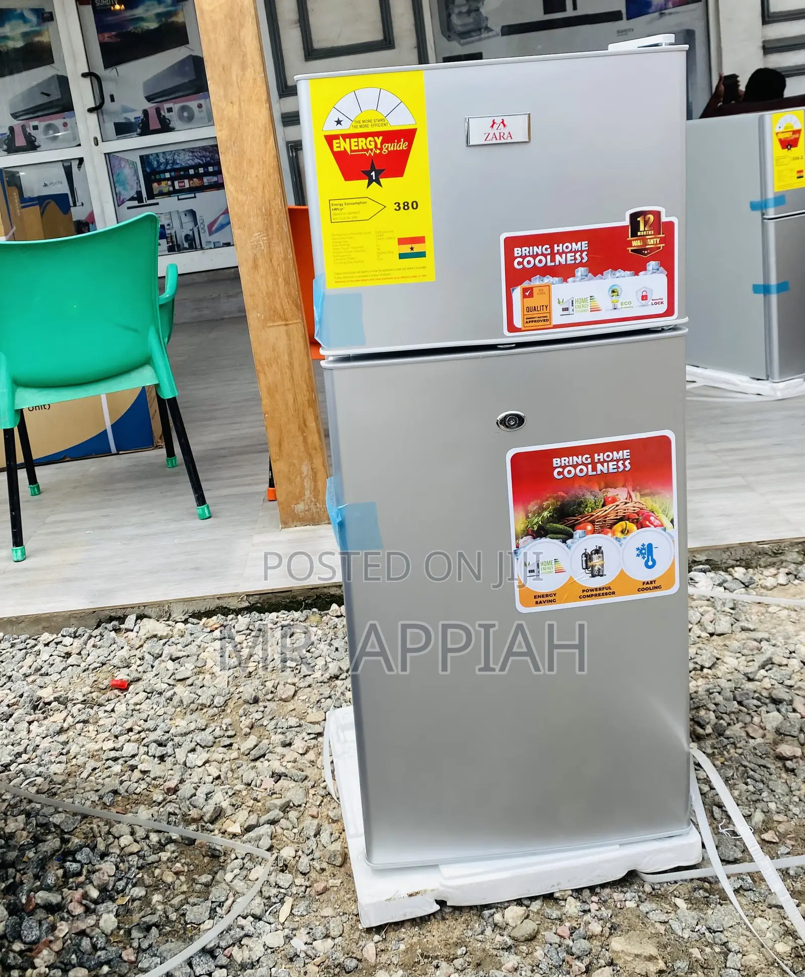 Super Chilling Zara 135G Top Freezer Fridge(110L).