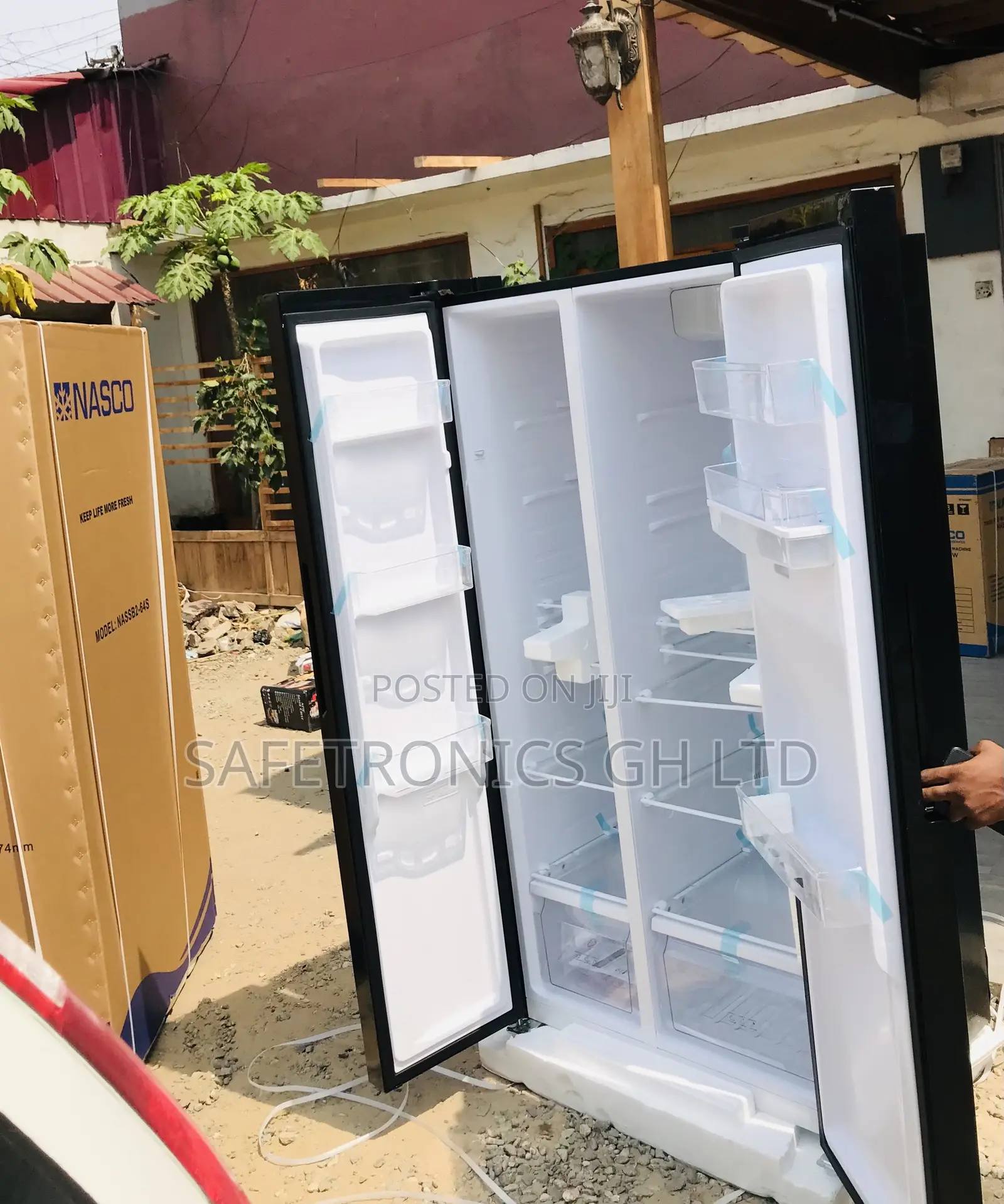 Nasco Side by Side Nasb2-64s Durable  Fridge 