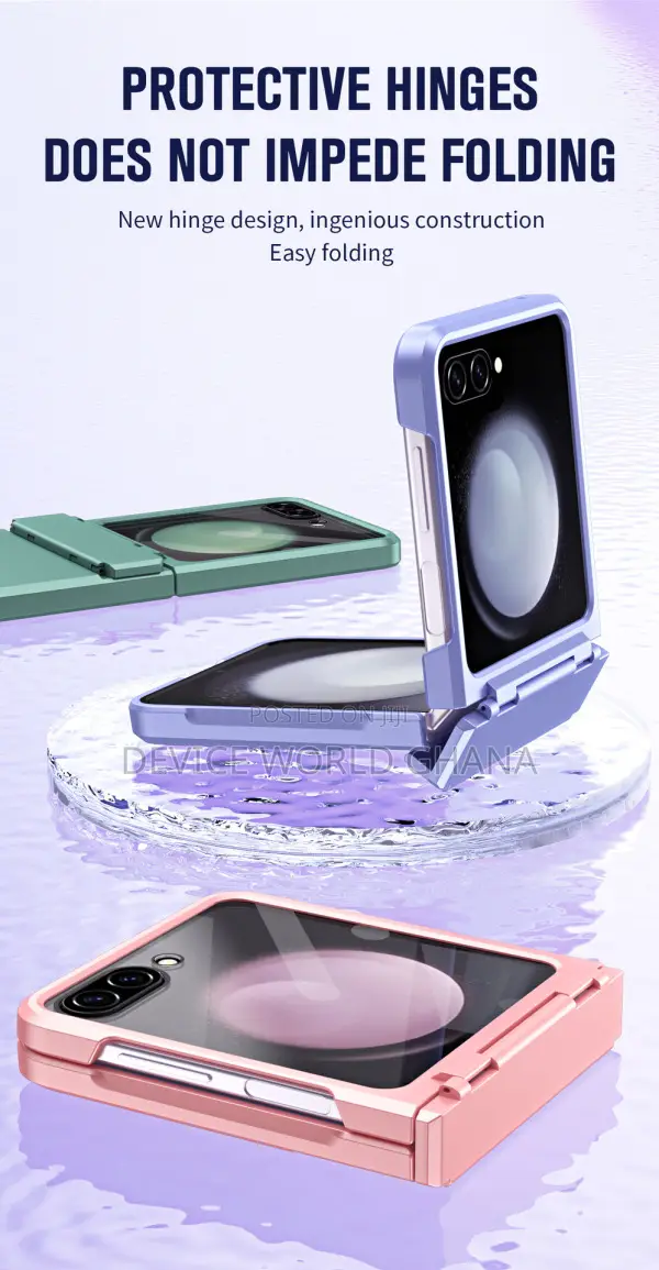Mesh Hinge Full Protection Case for Samsung Z Flip 6 and 5