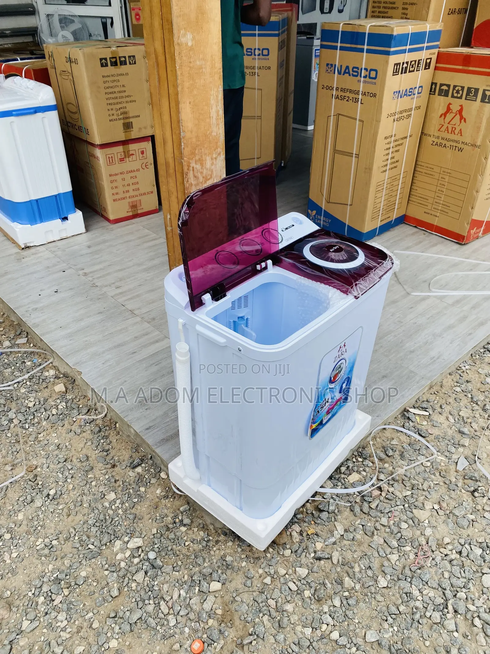 Buy Authentic Zara 5kg Semi-Automatic Washing Machine.
