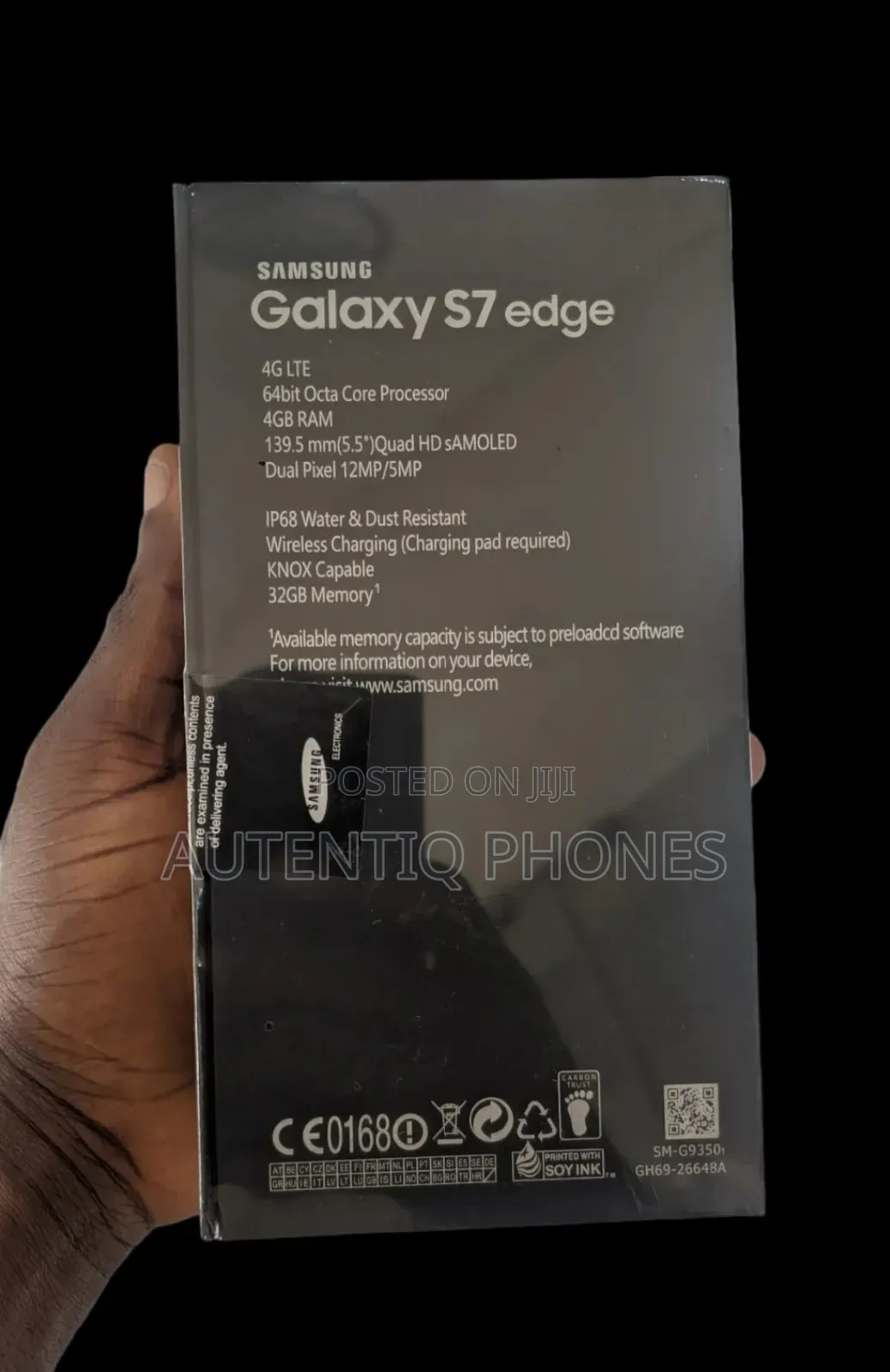New Samsung Galaxy S7 edge 32 GB Black
