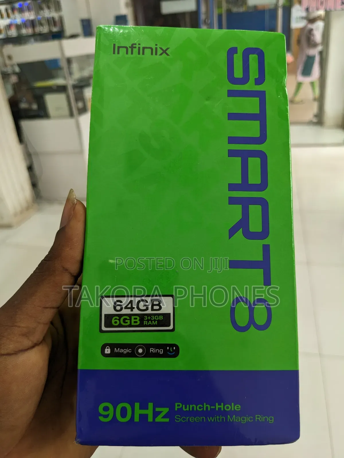 New Infinix Smart 8 64 GB Black