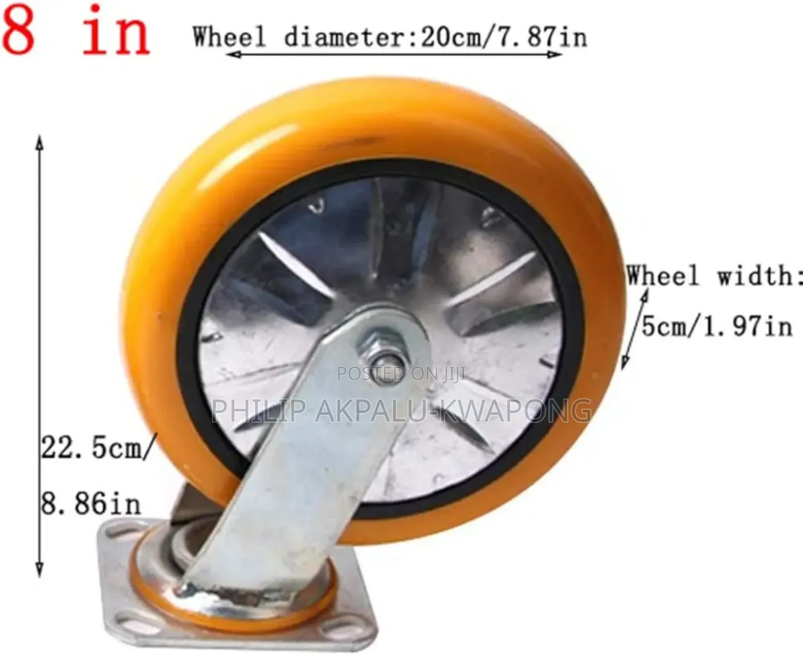 6" Industrial Casters for Heavy Duty Work