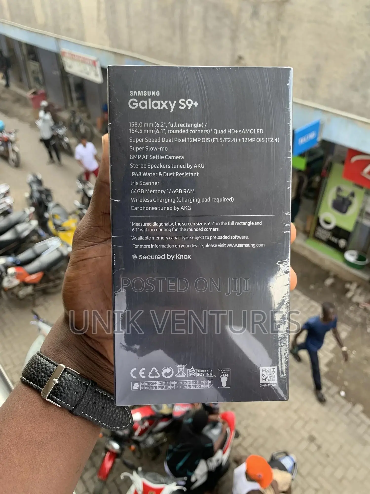 New Samsung Galaxy S9 Plus 64 GB Black
