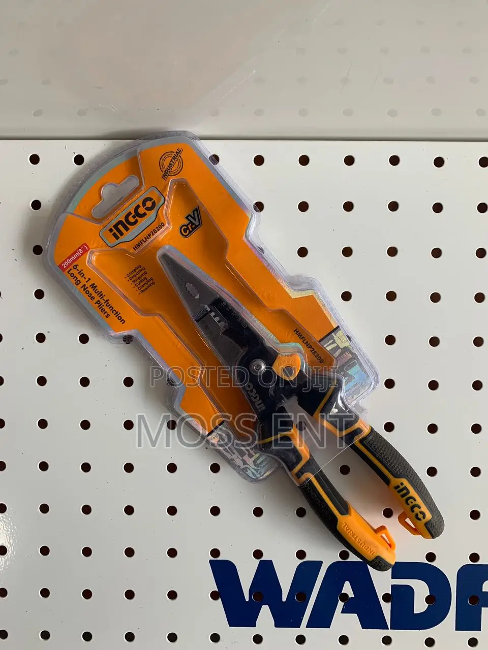 6-in-1 Multi-Function Long Nose Pliers 8" - Hmflnp28200