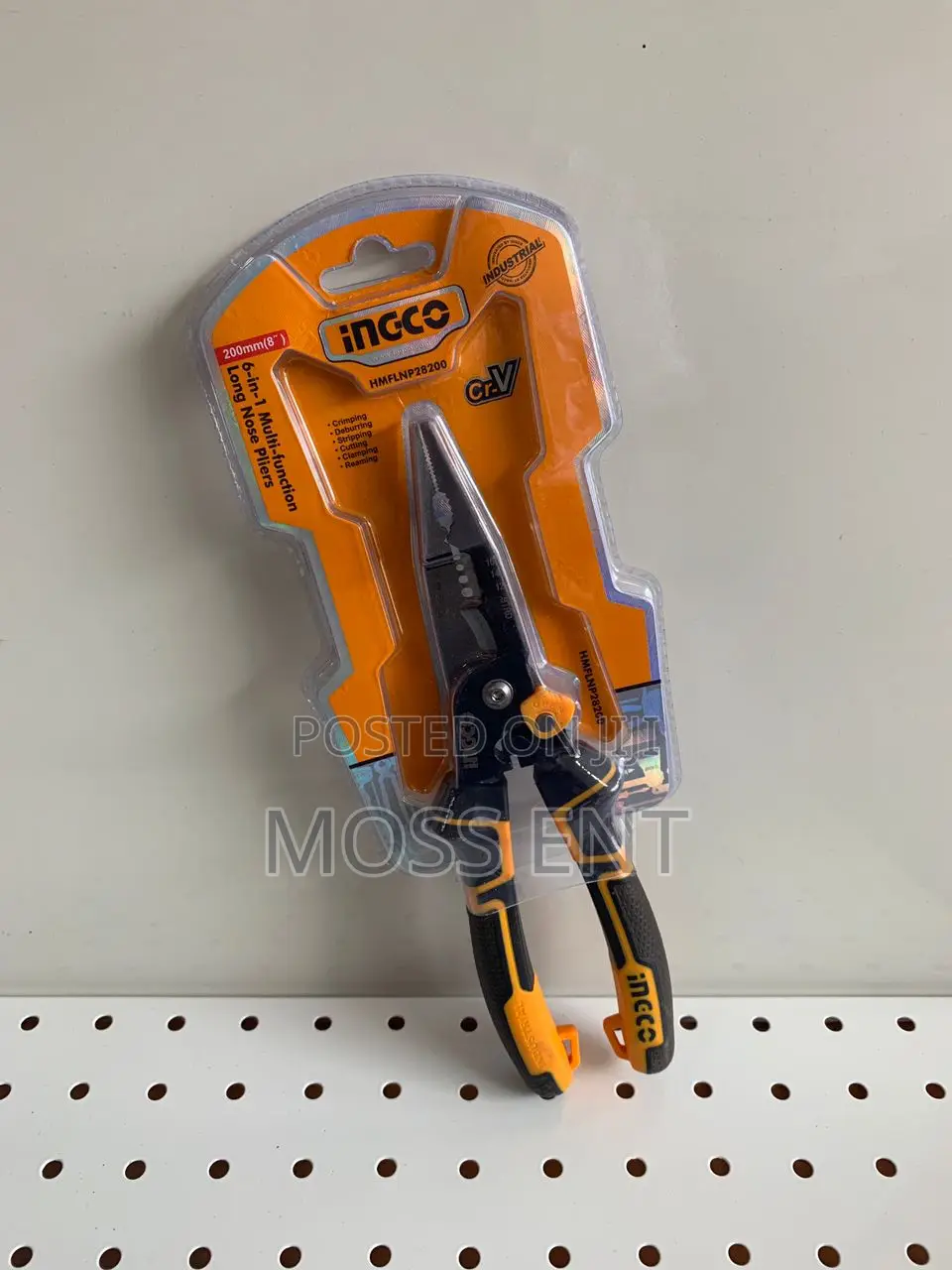 6-in-1 Multi-Function Long Nose Pliers 8" - Hmflnp28200