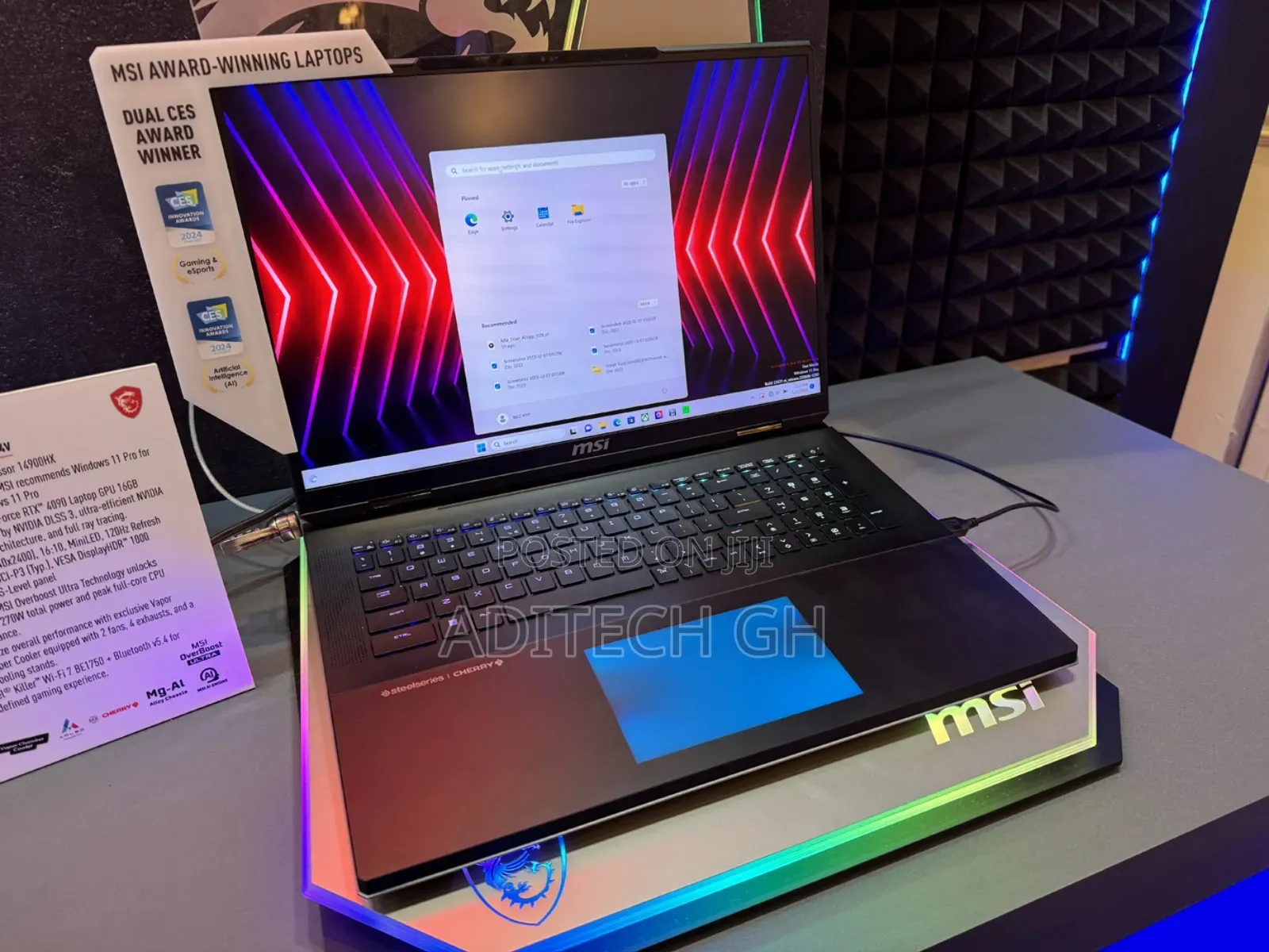 New Laptop MSI 64GB Intel Core i9 SSD 4T