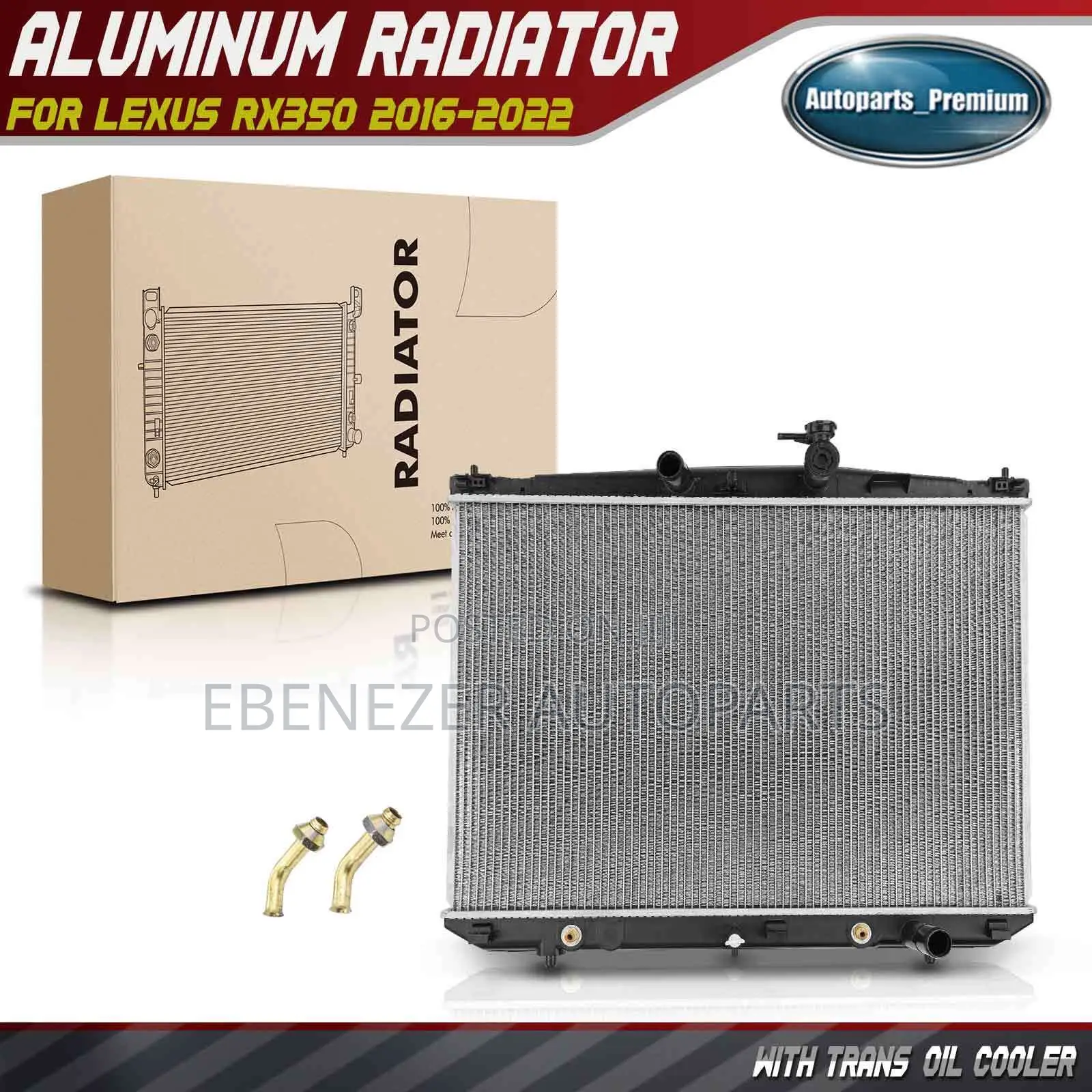 Lexus RX 350 RX 450 Radiator 2016 2017 2018 2019 2020 2021