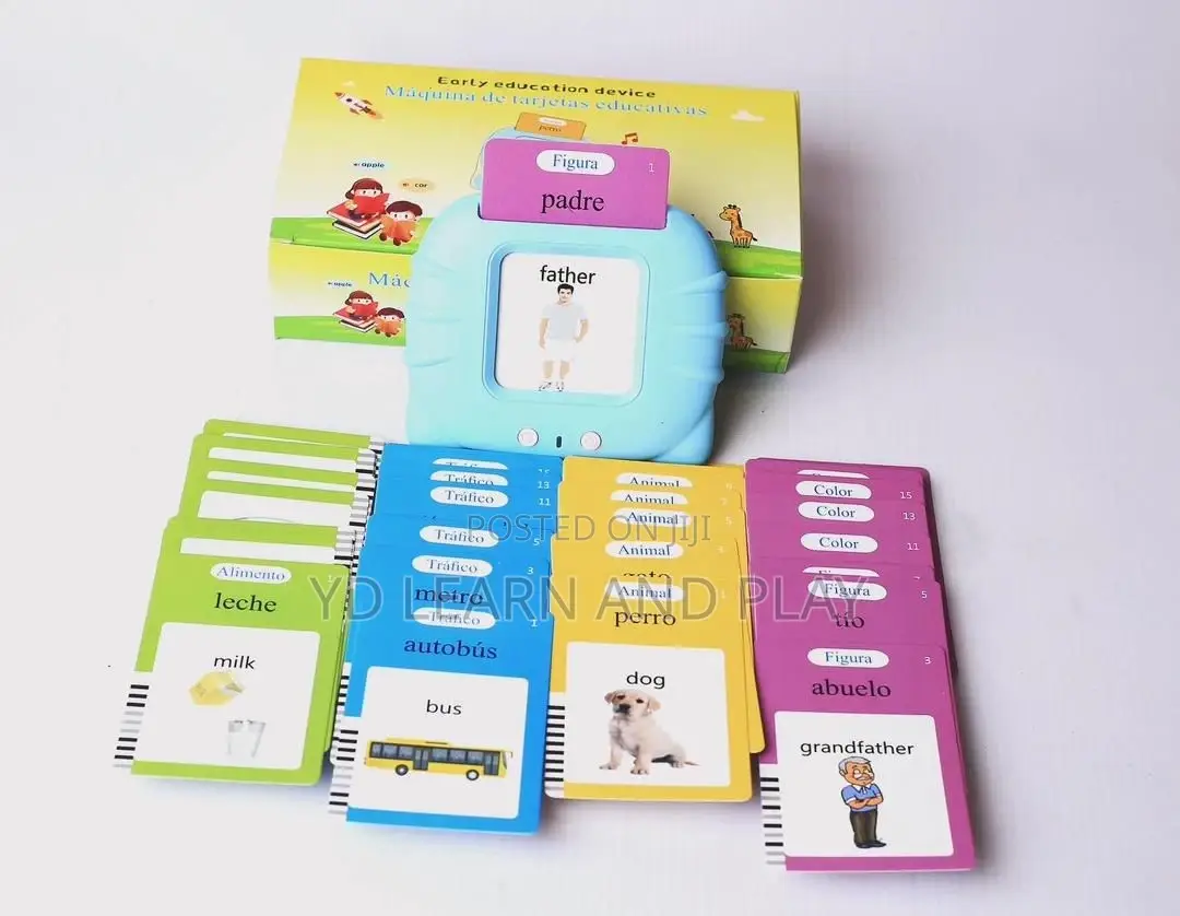 Interactive Language Learning Flash Card Machine for Kids
