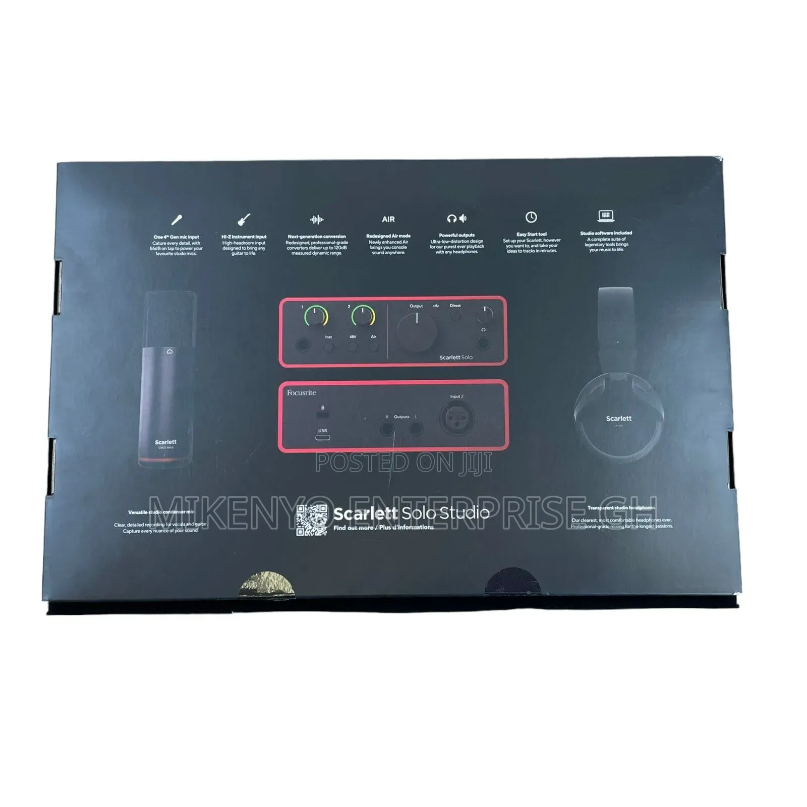 Focusrite Scarlett Solo Studio 4th Gen Recording Bundle