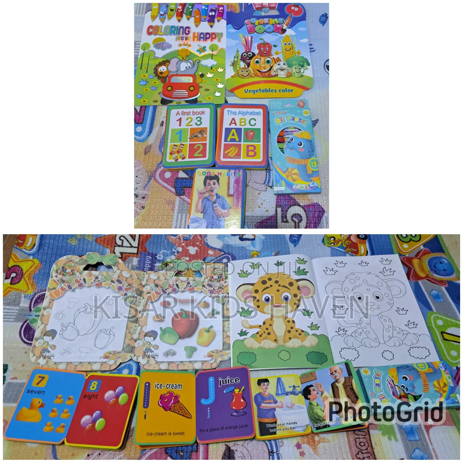 Kids Coloring Book, Alphabet, Numbers N Good Manners Book